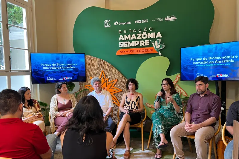 notícia: Pará discute bases da bioeconomia em painel técnico no Museu Goeldi