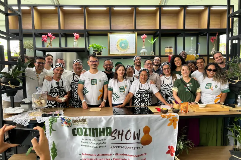 notícia: Saberes ancestrais e segurança alimentar pautam participação da Semas em painel na COP30