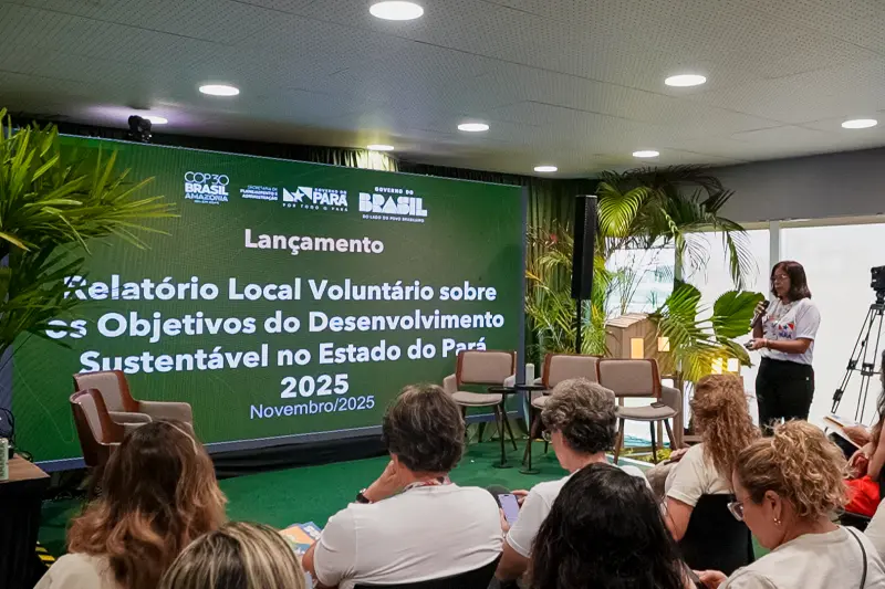 notícia: Pará lança 6° Relatório Local Voluntário 2025 e reafirma protagonismo na implementação dos ODS/ONU