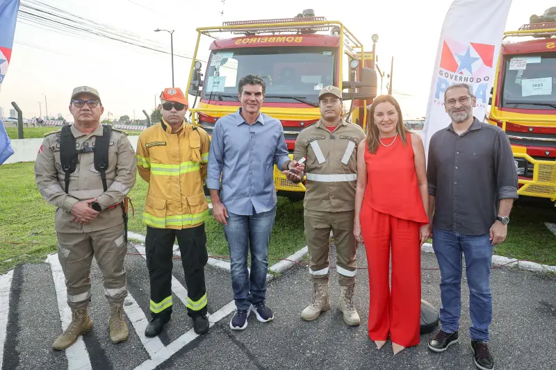 notícia: Corpo de Bombeiros do Pará celebra 143 anos com entrega de viaturas e reconhecimento a militares da COP 30